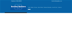 Desktop Screenshot of bentley-builders.co.uk